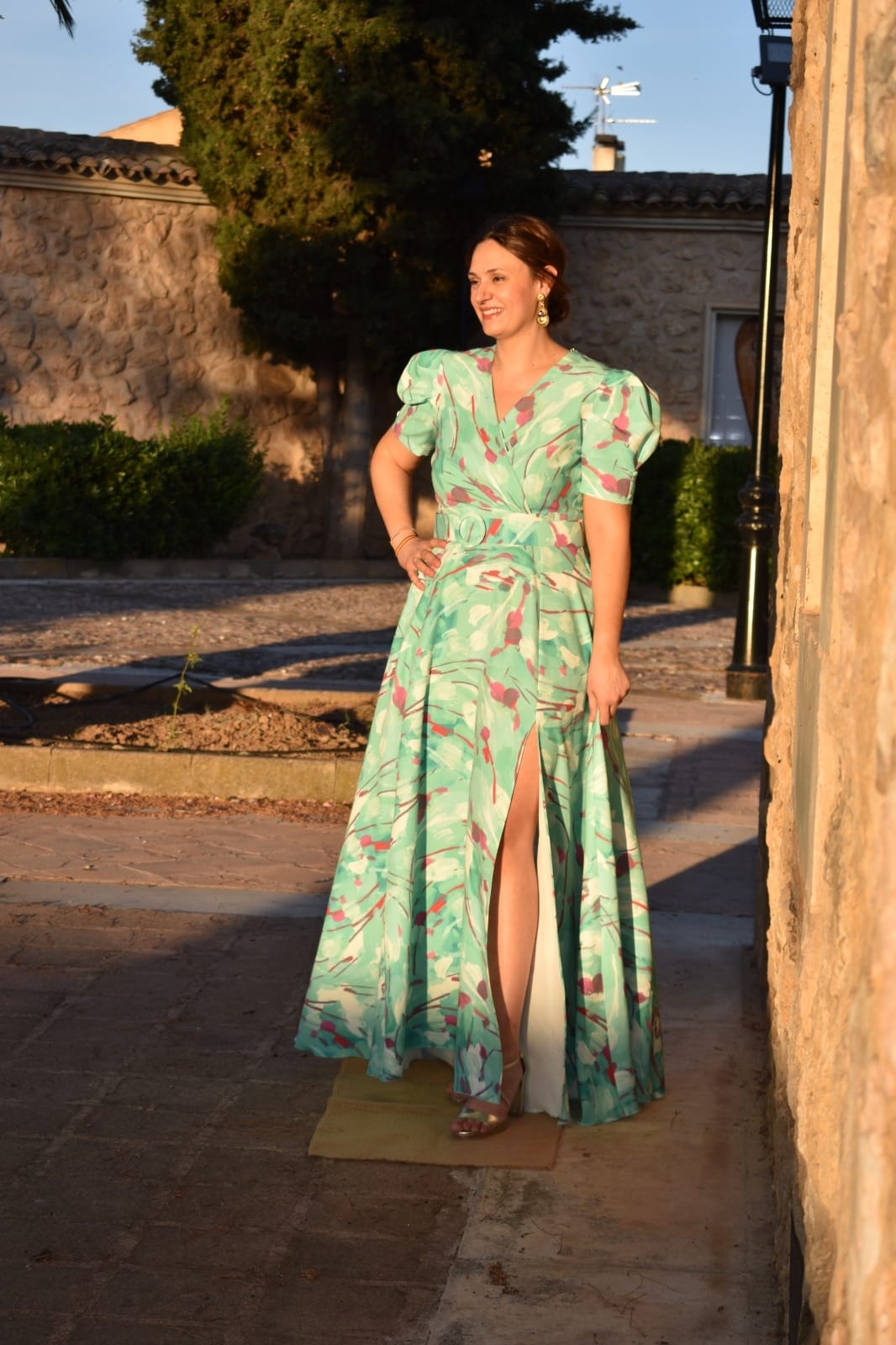 VESTIDO LARGO ESTAMPADO